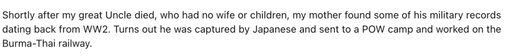 Reddit comment